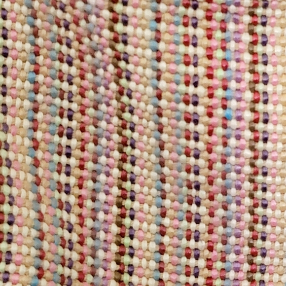 Fossil Multicolor Weave Purse w/ Braided Leather Strap - Picture 3 of 10